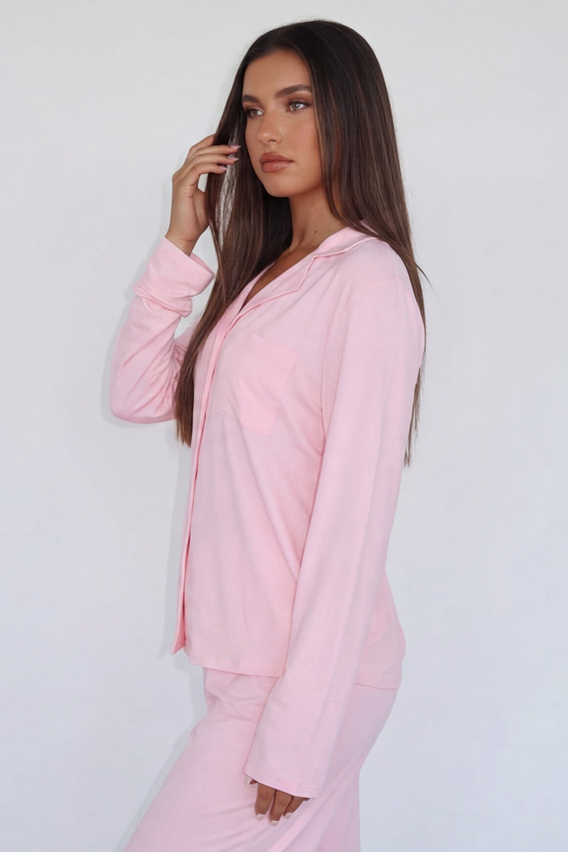 Soft Pink Pajama Set