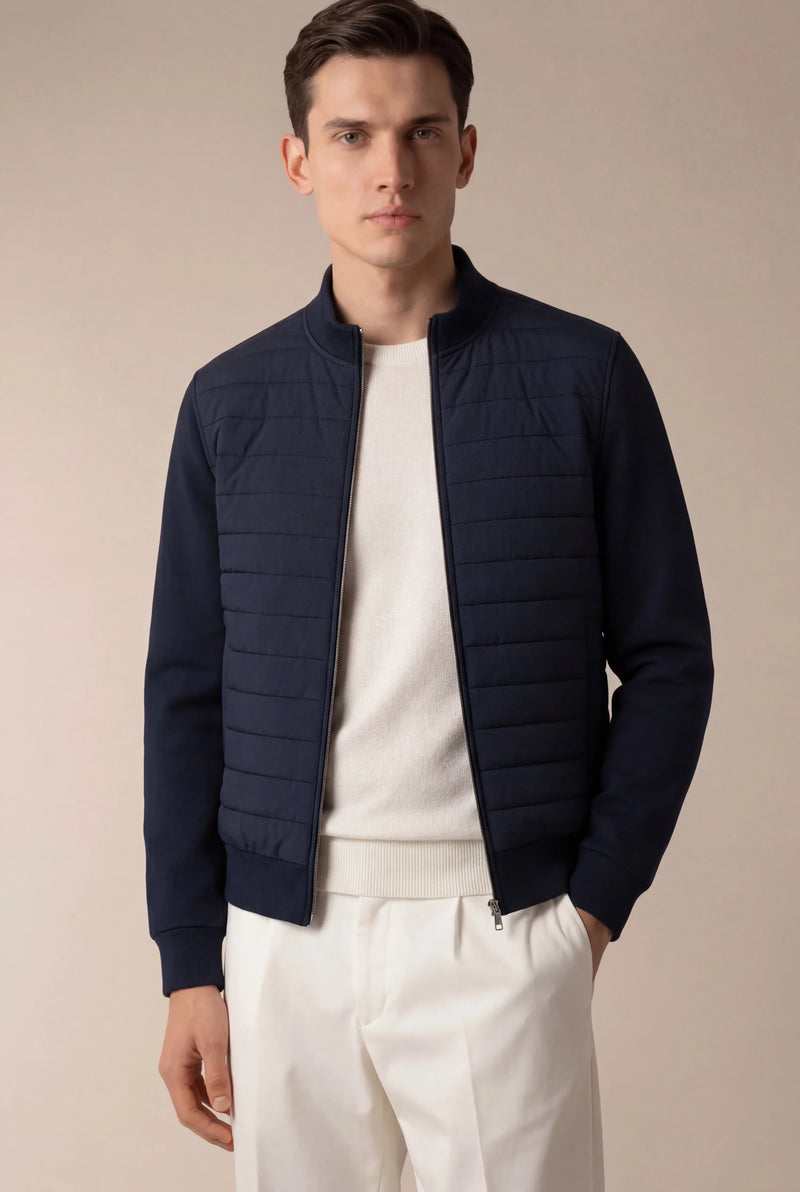 Navy Blue Urban Padded Jacket