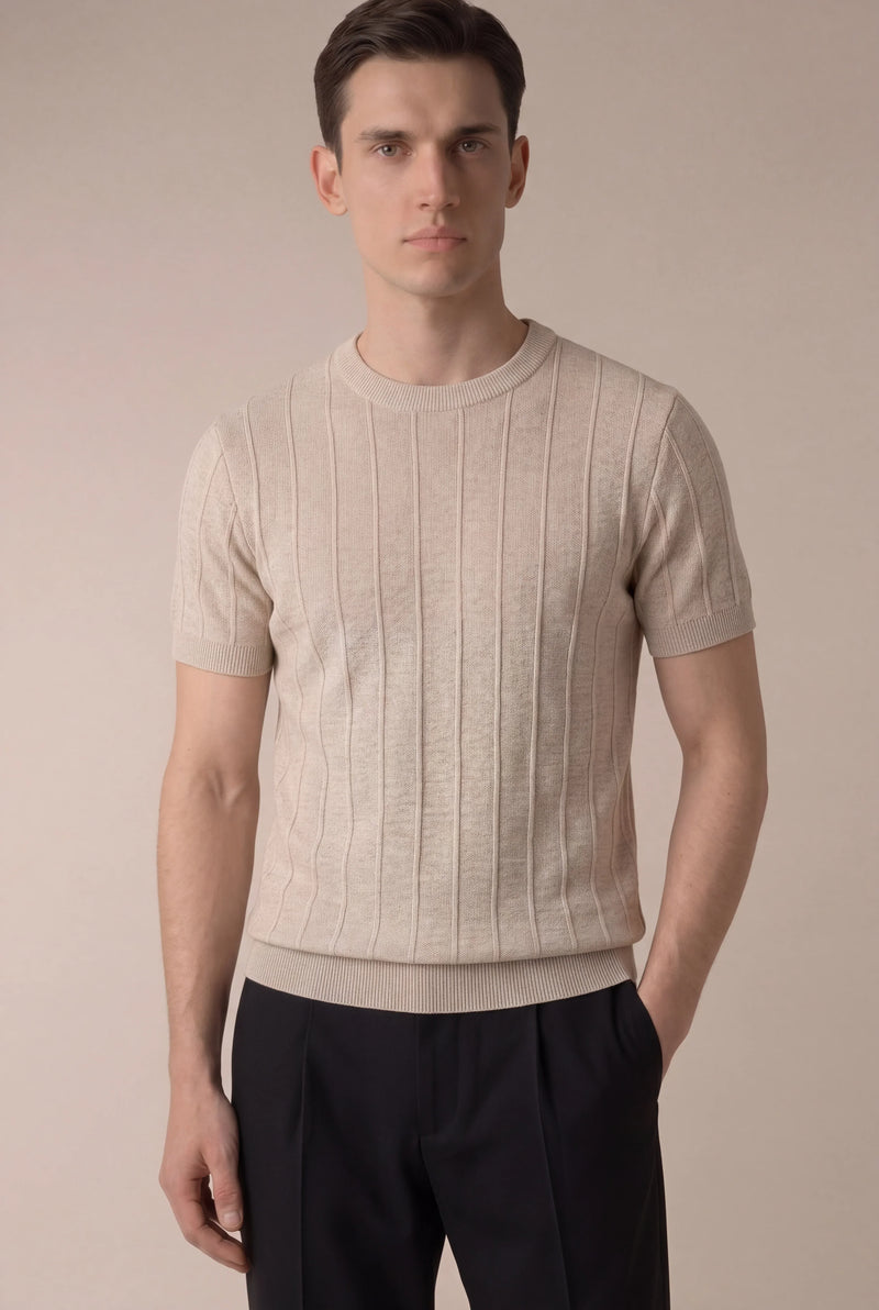 Elegant Beige T-Shirt