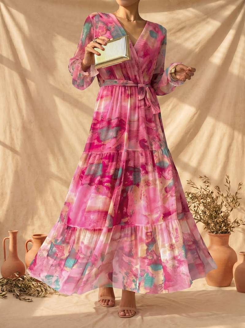Isa | Floral Wrap Dress