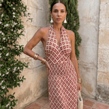 Elegant Dress with Off-Shoulder Design