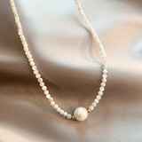 Annika – Gold necklace with minimalist link design