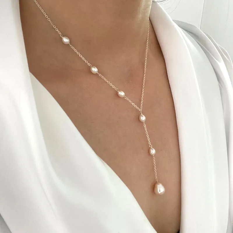 Helga-Marie – Gold necklace with luminous mini pendant