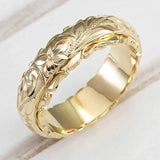 CELESTE | Antique Gold Flower Ring