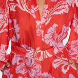 Suzanne Mono Floral with Florentine Belt