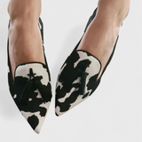 Fermina Elegant Loafers with Pointed Toe and Bicolor Design
