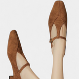 Elly Low Heels with Strap and Buckle