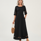 Aubrey™ | Midi dress that smooths the belly and flatters the silhouette