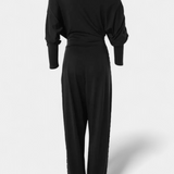Brina One-Piece Jumpsuit with Off-Shoulder and Pearl Details