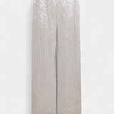 Elva High-Waisted Sequin Pants with Loose Fit