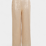 Elva High-Waisted Sequin Pants with Loose Fit