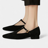 Elly Low Heels with Strap and Buckle