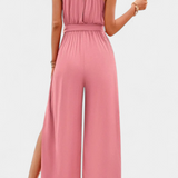 Asymmetrical Mono Nyree with Cut-Out and Bow Sleeve