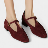 Elly Low Heels with Strap and Buckle
