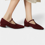 Elly Low Heels with Strap and Buckle