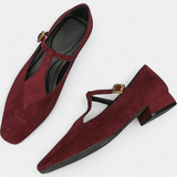 Elly Low Heels with Strap and Buckle