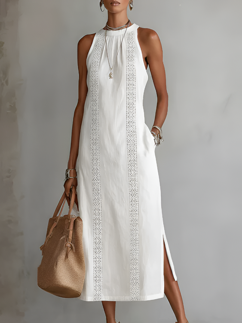 Jimena ™ | Relaxed Embroidered Midi Dress