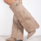 Elegant high-heel effect boots