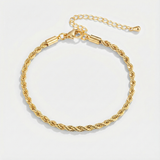 Isabela - Elegant Braided Gold Bracelet
