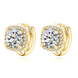 NADINE | Square Gold Earrings