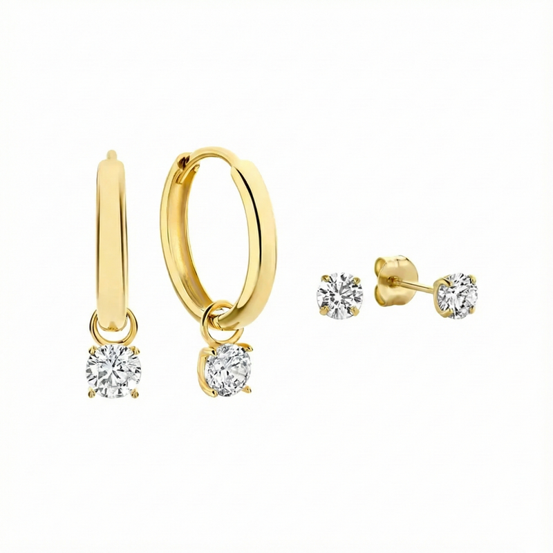 Larmes de Lune Earrings - Elegant Set