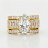 Veronika – Diamond ring with elegant gold details.