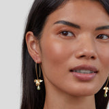 Juliana – Gold Earrings with Pearls