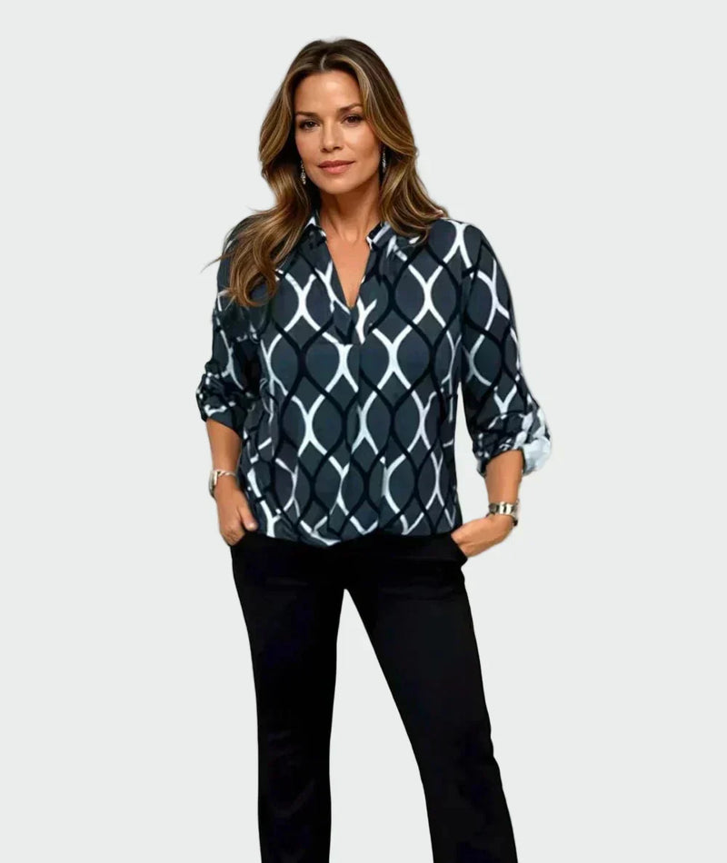 Long Sleeve Shirt with Elegant Design