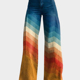 Léa™ | Elegant Retro Zigzag Pants