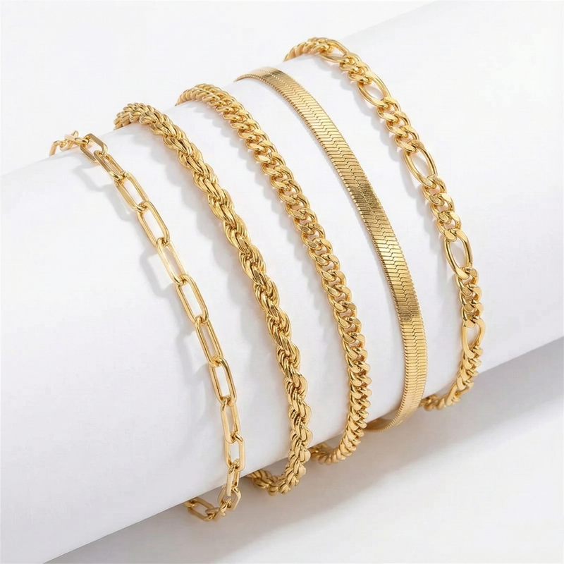 Juna - Gold Bracelet Set