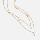 Tanja – Gold Layered Necklace with Contemporary Mesh Design