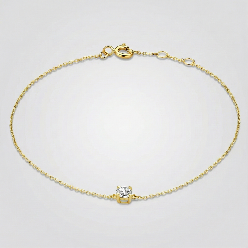 Klára Bracelet with Moissanite Gem