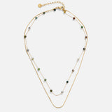 Katharina – Golden Necklace with Rectangular Pendant