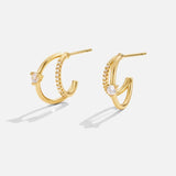Mariana – Silver earrings with an elegant and streamlined design.