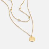 Annalena – Double gold necklace with pendant