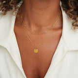 Annalena – Double gold necklace with pendant