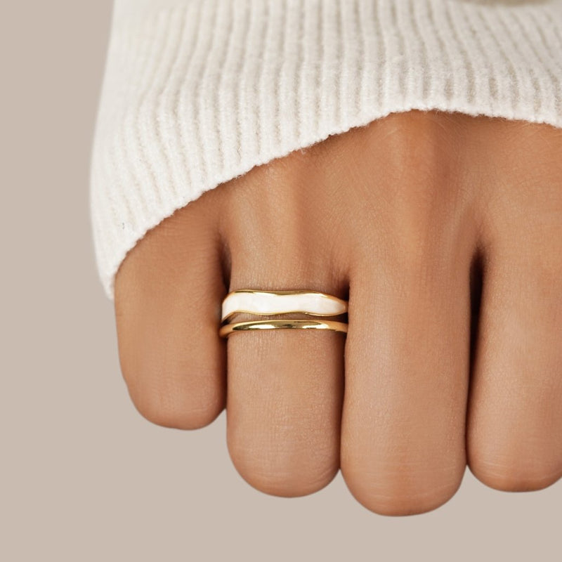 Beatrix – Minimalist Gold Ring