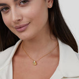 Rosalie – Gold necklace with heart-shaped pendant