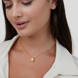Rosalie – Gold necklace with heart-shaped pendant