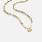 Amira – Golden necklace with elegant drop motif