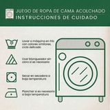 Juego de cama acolchado de 3 piezas - Refugio de Aves