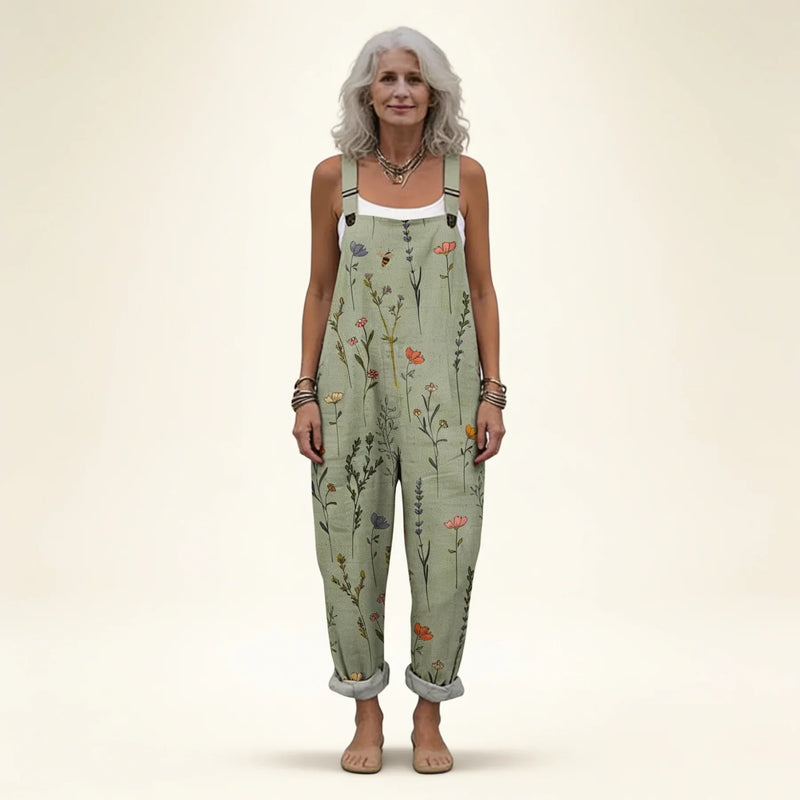 Chloe | Comfortable Printed Work Jumpsuit