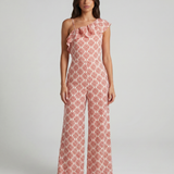 Jimena | Spring Geometric Print Jumpsuit