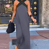 Quirina | Cross-Over Maxi Dress