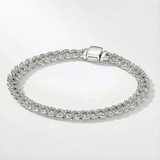 Cubano Bracelet with Moissanite