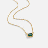 Loretta – Collar with Emerald Stone