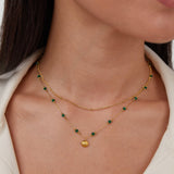 Jitka – Golden link chain with an elegant and delicate design.