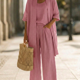 LUCI ™ | Minimalist Linen and Cotton 3-Piece Set