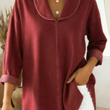 Maja - Eternal Denim Cotton T-Shirt