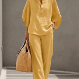Eva - 2-Piece Linen and Cotton Set